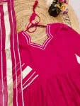 MODERN GEORGETTE GOTA PATTI WORK TOP PALAZZO WITH DUPATTA FESTIVE WEAR WHOLESALE PRICE ETHNIC GARMENT (6)