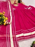MODERN GEORGETTE GOTA PATTI WORK TOP PALAZZO WITH DUPATTA FESTIVE WEAR WHOLESALE PRICE ETHNIC GARMENT (6)