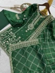MODERN GMMY SILK EMBROIDERY AND SEQUENCE WORK TOP PALAZZO WITH DUPATTA FESTIVE WEAR WHOLESALE PRICE ETHNIC GARMENT (3)