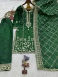 MODERN GMMY SILK EMBROIDERY AND SEQUENCE WORK TOP PALAZZO WITH DUPATTA FESTIVE WEAR WHOLESALE PRICE ETHNIC GARMENT (3)