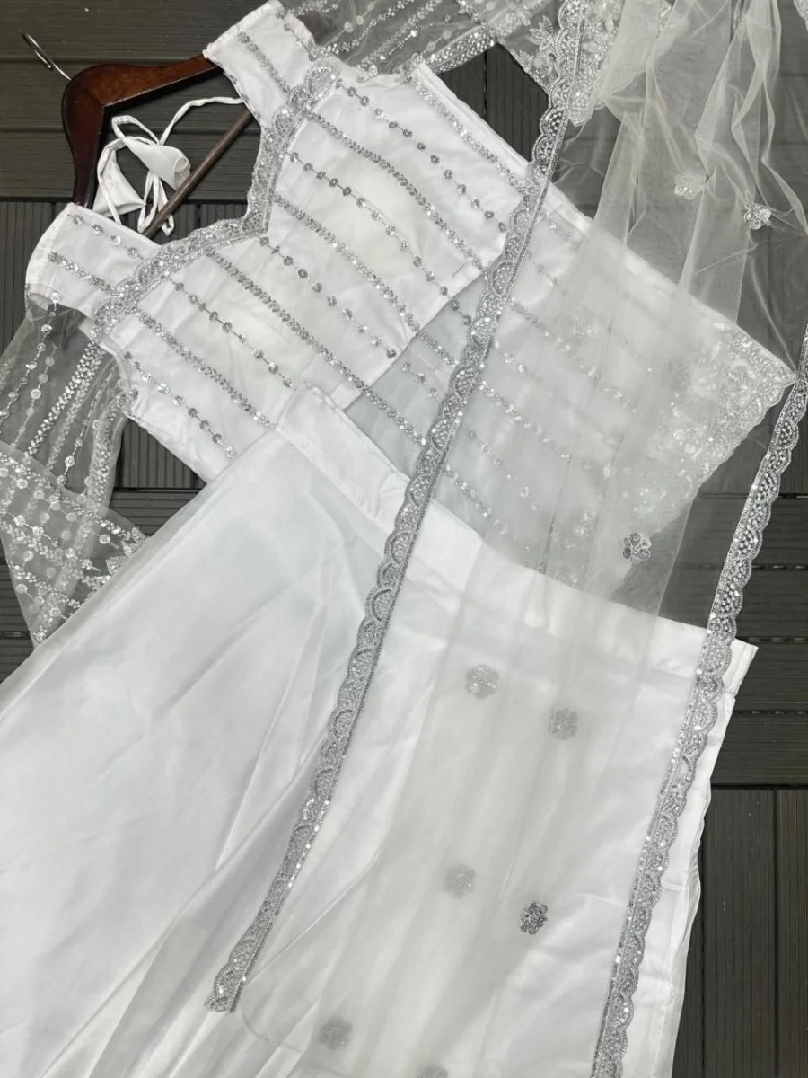 MODERN RANGOLI SILK EMBROIDERY WORK LEHENGA KOTI WITH DUPATTA PARTY WEAR WHOLESALE PRICE ETHNIC GARMENT (19)