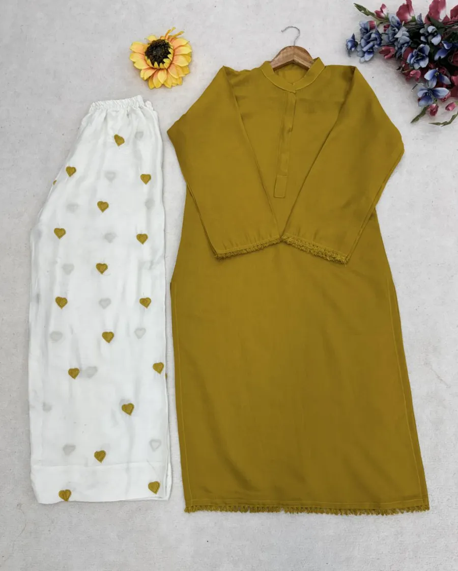 MODERN ROMAN SILK LACE WORK TOP PALAZZO SET DAILY WEAR WHOLESALE PRICE ETHNIC GARMENT (15)