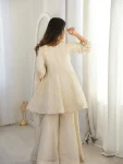 MODERN TABBY ORGANZA REAL MIRROR WORK LACE BORDER TOP PALAZZO WITH DUPATTA FESTIVE WEAR WHOLESALE PRICE ETHNIC GARMENT (10)