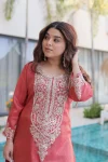 MODERN VICOSE SEQUENCE & CODING ZARI EMBROIDERY WORK TOP BOTTOM WITH BATWA SET FESTIVE WEAR WHOLESALE PRICE ETHNIC GARMENT (2)