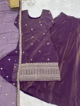 NEW ARRIVAL CHANDERI SILK FANCY EMBROIDERY SEQUENCE,DORI AND JARI WORK TOP LEHENGA WITH DUPATTA FESTIVE WEAR WHOLESALE PRICE ETHNIC GARMENT (3)
