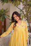NEW ARRIVAL COTTON EMBROIDERY WORK KURTI PENT SET FESTIVE WEAR WHOLESALE PRICE ETHNIC GARMENT (24)