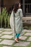 NEW ARRIVAL COTTON PRINTED WORK TOP WITH DUPATTA CASUAL WEAR WHOLESALE PRICE ETHNIC GARMENT (2)