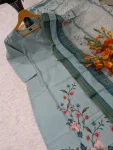 NEW ARRIVAL COTTON PRINTED WORK TOP WITH DUPATTA CASUAL WEAR WHOLESALE PRICE ETHNIC GARMENT (2)