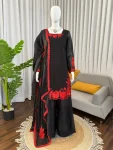 NEW ARRIVAL FENDY SILK THREAD WITH SEQUENCE WORK TOP PALAZZO WITH DUPATTA FESTIVE WEAR WHOLESALE PRICE ETHNIC GARMENT (9)