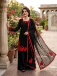 NEW ARRIVAL FENDY SILK THREAD WITH SEQUENCE WORK TOP PALAZZO WITH DUPATTA FESTIVE WEAR WHOLESALE PRICE ETHNIC GARMENT (9)
