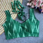 NEW ARRIVAL IKKAT COTTON DIGITAL PRINT WORK STITCHED BLOUSE FESTIVE WEAR WHOLESALE PRICE ETHNIC GARMENT (1)