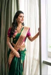 NEW ARRIVAL LICHI SILK RICH PALLU & JACQUARD WORK SAREE WITH UNSTITCHED BLOUSE FESTIVE WEAR WHOLESALE PRICE ETHNIC GARMENT (5)