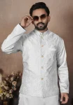 NEW ARRIVAL MALAI SATIN OLAIN KURTA PAYJAMA WITH HEAVY WORK KOTI WEDDING WEAR WHOLESALE PRICE ETHNIC GARMENT (3)