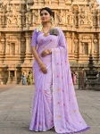 NEW ARRIVAL MUL COTTON PRINT WORK SAREE WITH UNSTITCHED BLOUSE DAILY WEAR WHOLESALE PRICE ETHNIC GARMENT (9)