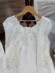 NEW ARRIVAL NATURAL CREPE THREAD WITH SEQUENCE WORK TOP PATIYALA WITH DUPATTA FESTIVE WEAR WHOLESALE PRICE ETHNIC GARMENT (3)
