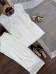 NEW ARRIVAL NATURAL CREPE THREAD WITH SEQUENCE WORK TOP PATIYALA WITH DUPATTA FESTIVE WEAR WHOLESALE PRICE ETHNIC GARMENT (3)