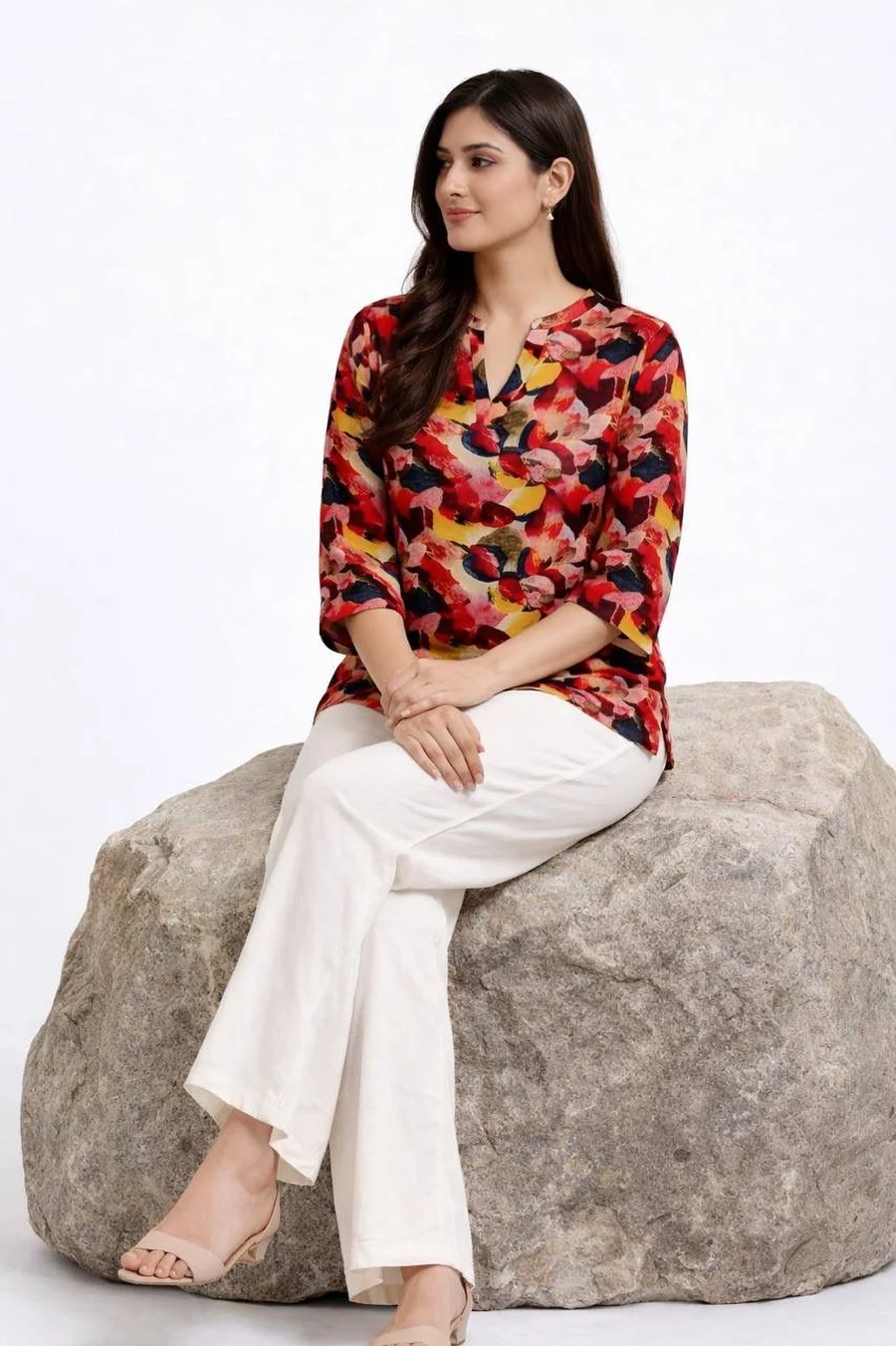 NEW ARRIVAL RAYON DIGITAL PRINT WORK TOP PALAZZO SET DAILY WEAR WHOLESALE PRICE ETHNIC GARMENT (1)