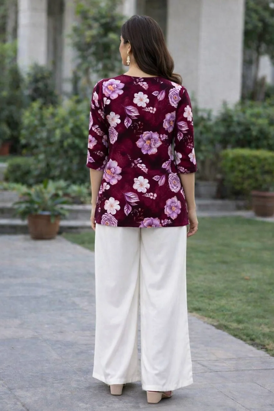 NEW ARRIVAL RAYON DIGITAL PRINT WORK TOP PALAZZO SET DAILY WEAR WHOLESALE PRICE ETHNIC GARMENT (3)