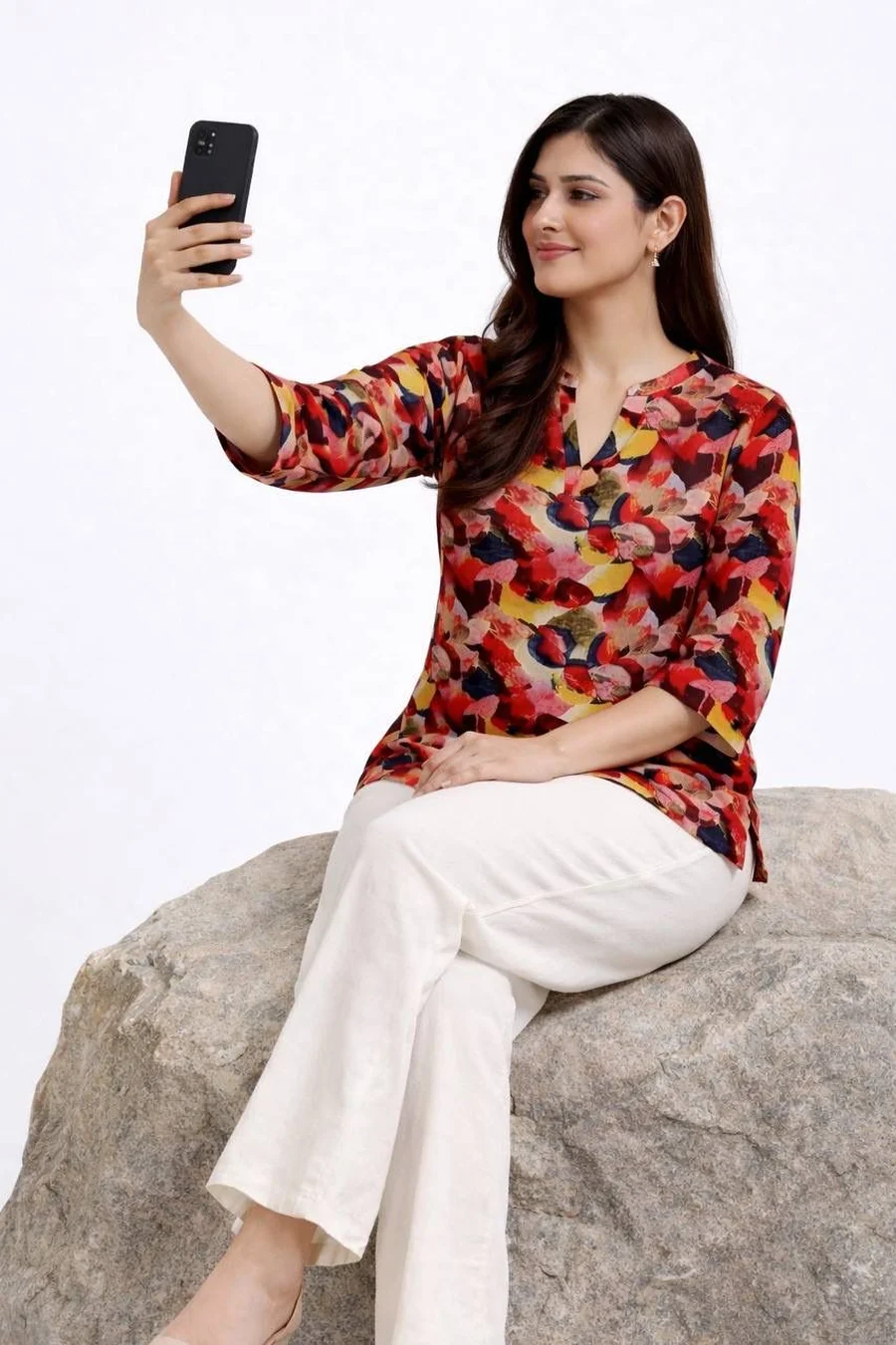 NEW ARRIVAL RAYON DIGITAL PRINT WORK TOP PALAZZO SET DAILY WEAR WHOLESALE PRICE ETHNIC GARMENT (4)