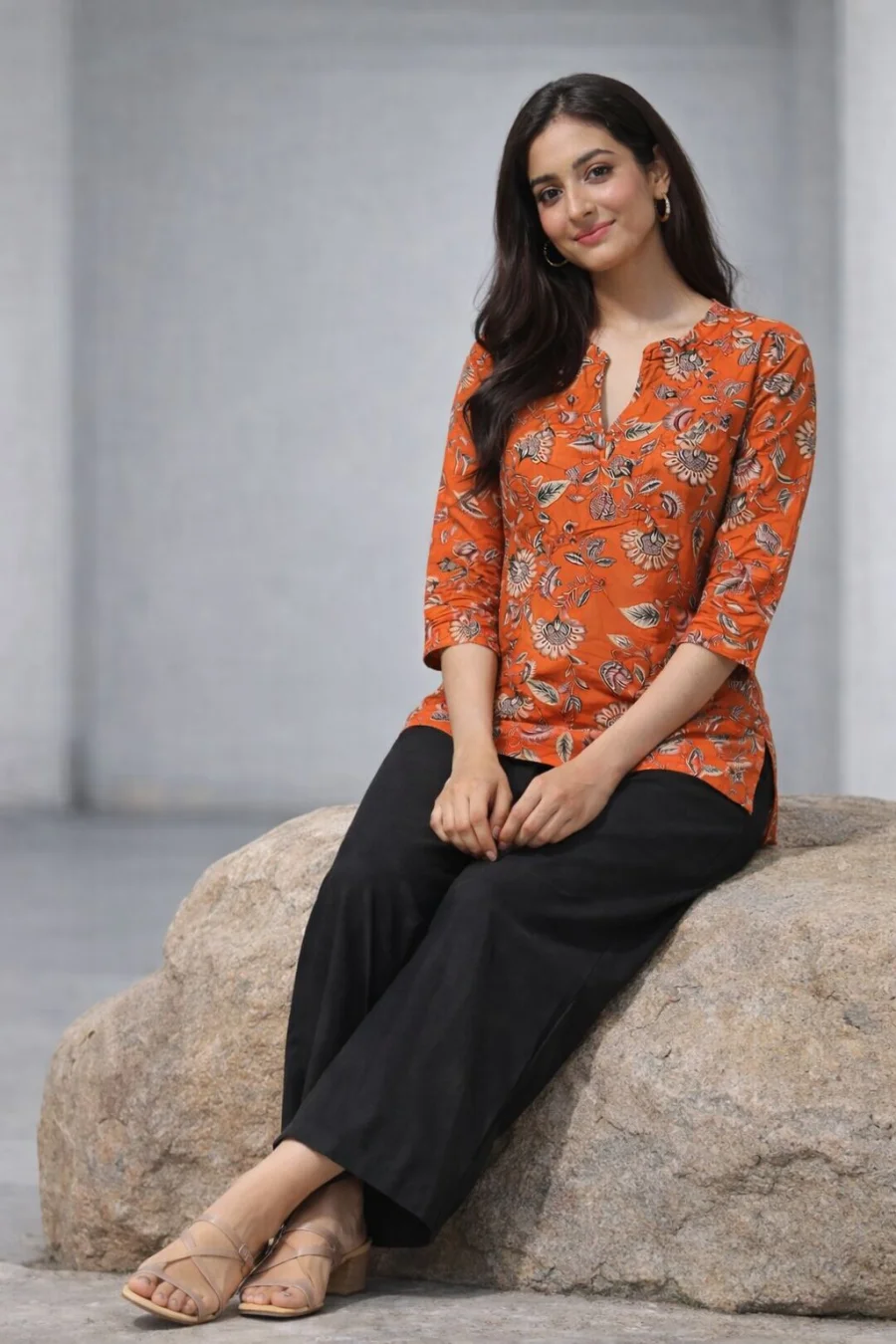 NEW ARRIVAL RAYON DIGITAL PRINT WORK TOP PALAZZO SET DAILY WEAR WHOLESALE PRICE ETHNIC GARMENT (4)