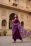 NEW ARRIVAL RAYON PLAIN TOP WITH DIGITAL PRINTED DUPATTA FESTIVE WEAR WHOLESALE PRICE ETHNIC GARMENT (2)