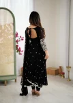 RICH LOOK BLOOMING FAUX EMBROIDERY RAINBOW SEQUENCE WITH MOTI WORK GOWN BOTTOM WITH DUPATTA WEDDING WEAR WHOLESALE PRICE ETHNIC GARMENT (3)