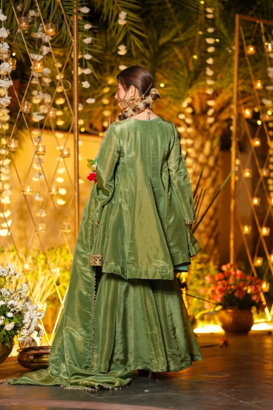 RICH LOOK CP VICHITRA SILK EMBROIDERY SEQUENCE WORK TOP PALAZZO WITH DUPATTA FESTIVE WEAR WHOLESALE PRICE ETHNIC GARMENT (5)