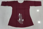 RICH LOOK DHABU COTTON HAND EMBROIDERY BUTTA WORK TOP DAILY WEAR WHOLESALE PRICE ETHNIC GARMENT (5)