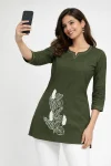 RICH LOOK DHABU COTTON HAND EMBROIDERY BUTTA WORK TOP DAILY WEAR WHOLESALE PRICE ETHNIC GARMENT (2)