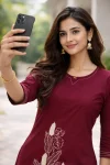 RICH LOOK DHABU COTTON HAND EMBROIDERY BUTTA WORK TOP DAILY WEAR WHOLESALE PRICE ETHNIC GARMENT (5)