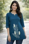 RICH LOOK DHABU COTTON HAND EMBROIDERY BUTTA WORK TOP OFFICE WEAR WHOLESALE PRICE ETHNIC GARMENT (2)