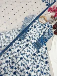 RICH LOOK GEORGETTE & ORGANZA EMBROIDERY WORK GOWN BOTTOM WITH DUPATTA WEDDING WEAR WHOLESALE PRICE ETHNIC GARMENT (4)