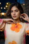 RICH LOOK GEORGETTE PRINTED WORK ONLY TOP DAILY WEAR WHOLESALE PRICE ETHNIC GARMENT (6)