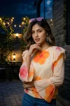 RICH LOOK GEORGETTE PRINTED WORK ONLY TOP DAILY WEAR WHOLESALE PRICE ETHNIC GARMENT (6)