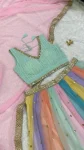 RICH LOOK GEORGETTE SEQUENCE + PAPER MIRROR WORK LEHENGA CHOLI WITH DUPATTA PARTY WEAR WHOLESALE PRICE ETHNIC GARMENT (2)