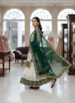 RICH LOOK GEORGETTE SEQUENCE & ZARI EMBROIDERY WITH PEARL MOTI WORK TOP SHARARA WITH DUPATTA FESTIVE WEAR WHOLESALE PRICE ETHNIC GARMENT (23)