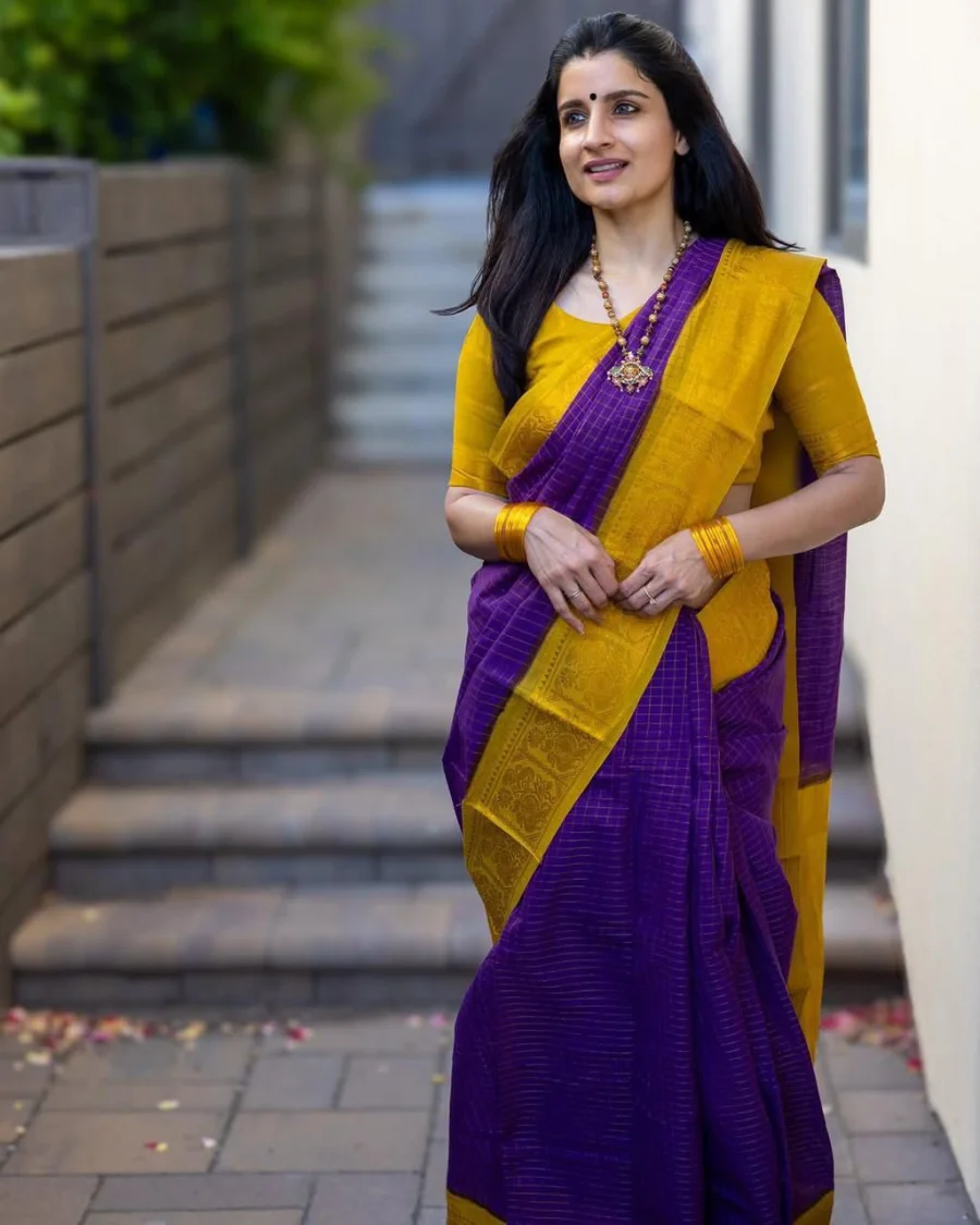 RICH LOOK LICHI SILK JACQUARD WORK SAREE WITH UNSTITCHED BLOUSE FESTIVE WEAR WHOLESALE PRICE ETHNIC GARMENT (3)