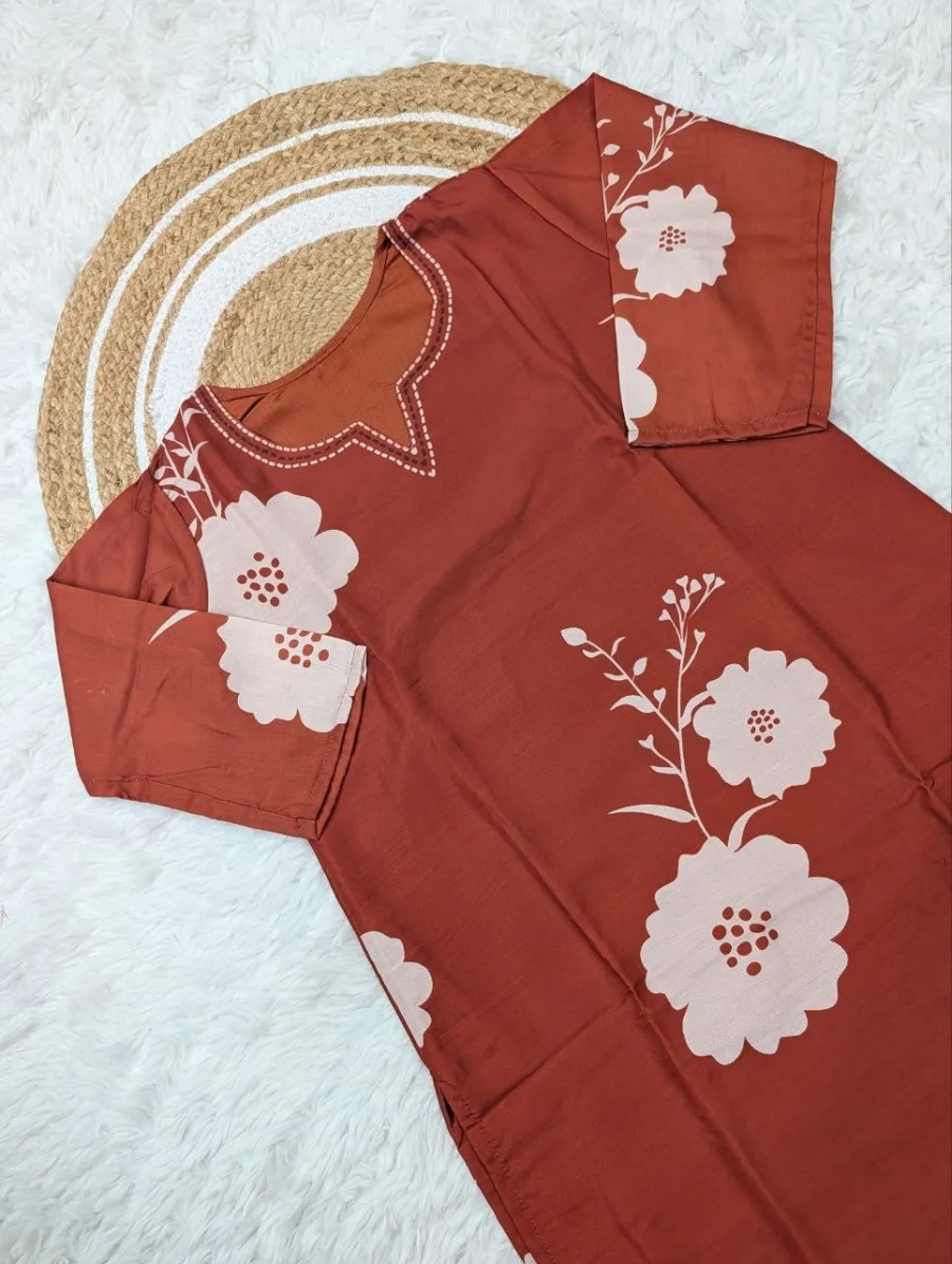RICH LOOK MUSLIN PRINTED WORK TOP BOTTOM WITH DUPATTA DAILY WEAR WHOLESALE PRICE ETHNIC GARMENT (1)