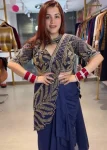 RICH LOOK RANGOLI SILK BEADS EMBROIDERY WORK READY TO WEAR SAREE WITH STITCHED BLOUSE PARTY WEAR WHOLESALE PRICE ETHNIC GARMENT (2)