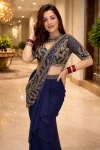 RICH LOOK RANGOLI SILK EMBROIDERY SEQUENCE WORK DHOTI STYLE SAREE WITH STITCHED BLOUSE PARTY WEAR WHOLESALE PRICE ETHNIC GARMENT (2)