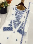 RICH LOOK RAYON COTTON EMBROIDERY THREAD WORK TOP PATIYALA WITH DUPATTA FESTIVE WEAR WHOLESALE PRICE ETHNIC GARMENT (2)