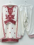 RICH LOOK RAYON COTTON EMBROIDERY THREAD WORK TOP PATIYALA WITH DUPATTA FESTIVE WEAR WHOLESALE PRICE ETHNIC GARMENT (7)