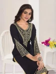 RICH LOOK RAYON EMBROIDERY WORK KURTI PALAZZO SET FESTIVE WEAR WHOLESALE PRICE ETHNIC GARMENT (12)
