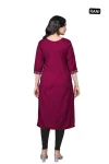 RICH LOOK TESLA COTTON EMBROIDERY WORK ONLY KURTI FESTIVE WEAR WHOLESALE PRICE ETHNIC GARMENT (8)