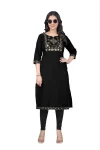 RICH LOOK TESLA COTTON EMBROIDERY WORK ONLY KURTI FESTIVE WEAR WHOLESALE PRICE ETHNIC GARMENT (2)