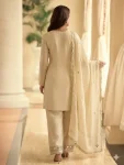 RICH LOOK VICHITRA SILK REAL MIRROR HAND WORK TOP BOTTOM WITH DUPATTA FESTIVE WEAR WHOLESALE PRICE ETHNIC GARMENT (2)
