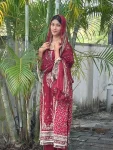 TRENDING COTTON PRINT WITH EMBROIDERY SEQUENCE WORK TOP BOTTOM WITH DUPATTA MAROON