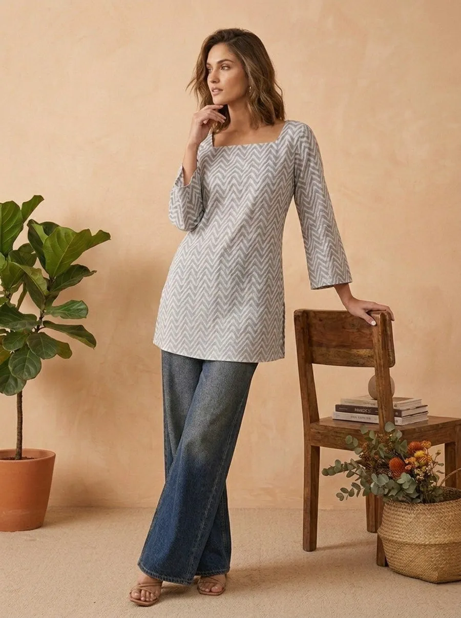 TRENDING COTTON PRINTED WORK ONLY TOP DAILY WEAR WHOLESALE PRICE ETHNIC GARMENT (5)
