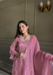 TRENDING CRUNCHY SILK SWAROVSKI ,WITH FANCY LACE WORK TOP PATIYALA WITH DUPATTA FESTIVE WEAR WHOLESALE PRICE ETHNIC GARMENT (2)