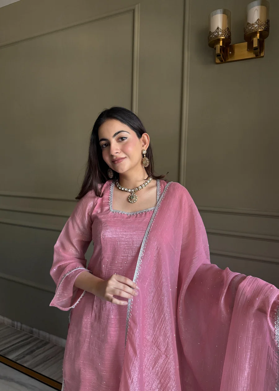 TRENDING CRUNCHY SILK SWAROVSKI ,WITH FANCY LACE WORK TOP PATIYALA WITH DUPATTA FESTIVE WEAR WHOLESALE PRICE ETHNIC GARMENT (6)